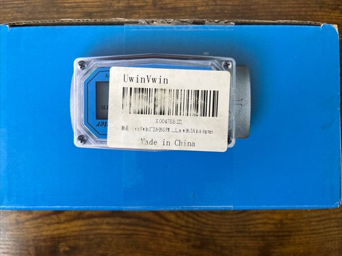 Digital Turbine Fuel Flow Meter , 1” 2.6-26 GPM Inline NPT Thread Flowmeter - Picture 3 of 4