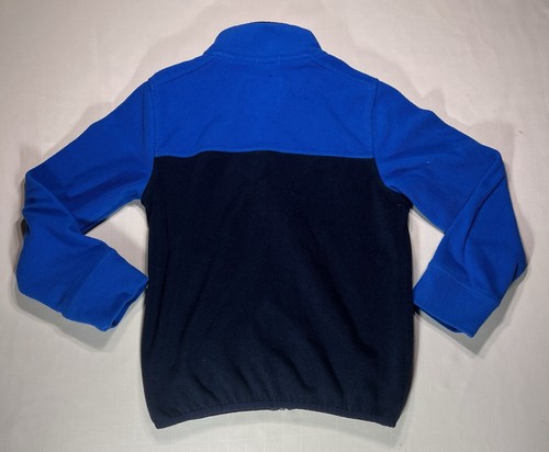 Nautica Lapis Blue Fleece Performance Jacket Boys Size Small (8) - Picture 6 of 7
