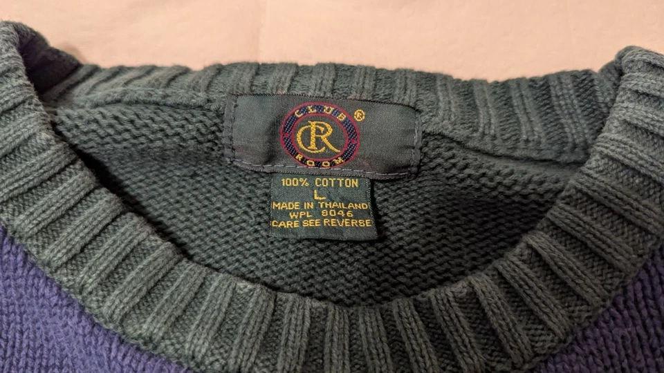 Suéter de golf Club Room para hombre talla grande Foto 4 de 4