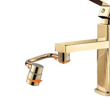 1080  Swivel Faucet Extender,360  Faucet Aerator- 2 Spray Modes, Brass Materi...