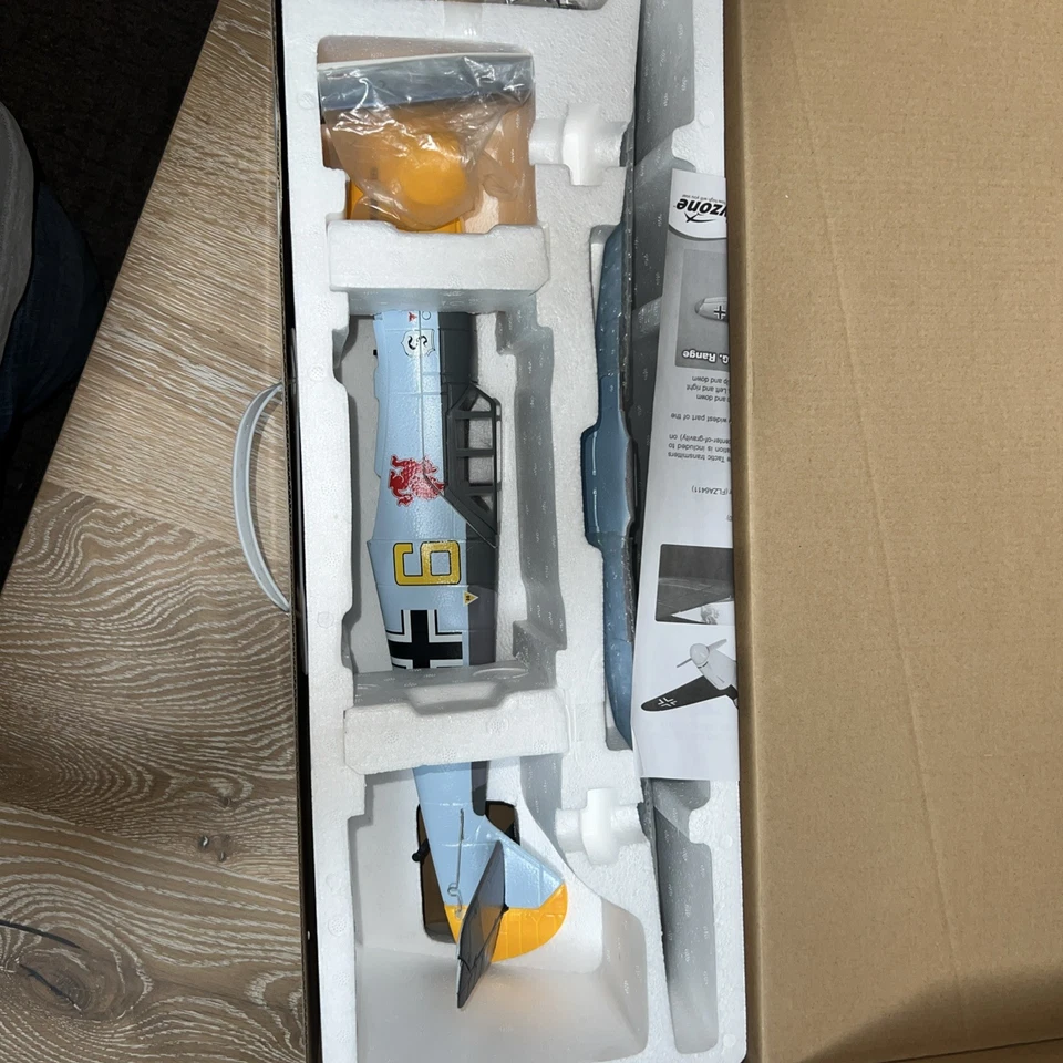 Flyzone Aircore Me 109FLZA3906 Radio Control NEW IN THE BOX NOS Me 109 - Image 2 of 3