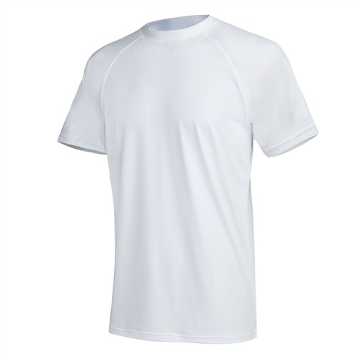 Mens Rash Guard Swim Shirt Quick-Dry Sun Protection Short Sleeve Swim Tops AU - Bild 33 von 36