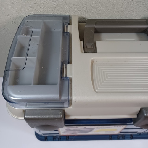 Plano Tackle Box 7271 Removable Storage Trays Arts Crafts Missing Dividers - Picture 3 of 10