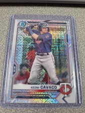 #BCP-73 Keoni Cavaco 2021 Bowman Chrome Prospects Mojo Refractor AG162