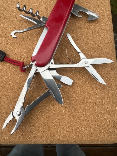 VTG Victorinox Deluxe Climber Swiss Army knife with Mechanical Pliers Rostfrei - Bild 8 von 19