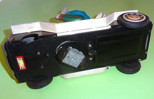Vintage MODERN TOYS JAPAN BLECH LITHO POLIZEI P.8D. Highway Patrol Spielzeugauto s/o 60er Jahre - Bild 12 von 13
