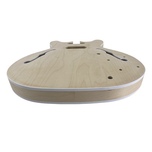Kit de 1 juego de guitarra ES335 mástil de guitarra cuerpo de guitarra sin terminar guitarra eléctrica hueca - Imagen 5 de 12