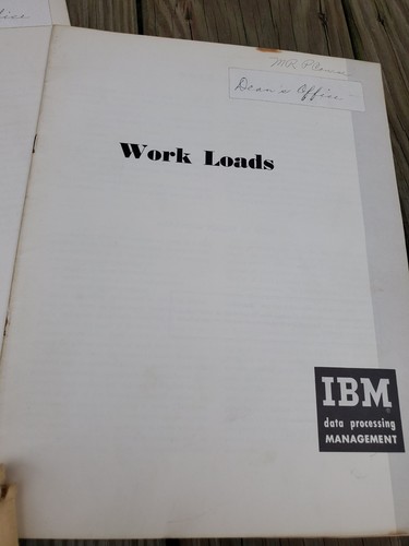 Very Rare vintage IBM Training Folder Manuals & Flowchart Template. System/360 - Picture 9 of 24