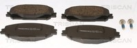 Triscan Bremsbelagsatz Scheibenbremse 8110 25054 FüR Renault ScÉNic 4 Megane K9A