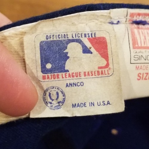 Vintage Brooklyn Dodgers Hat Size 7 1/4 American Needle Fitted Wool MLB Baseball - Picture 10 of 11