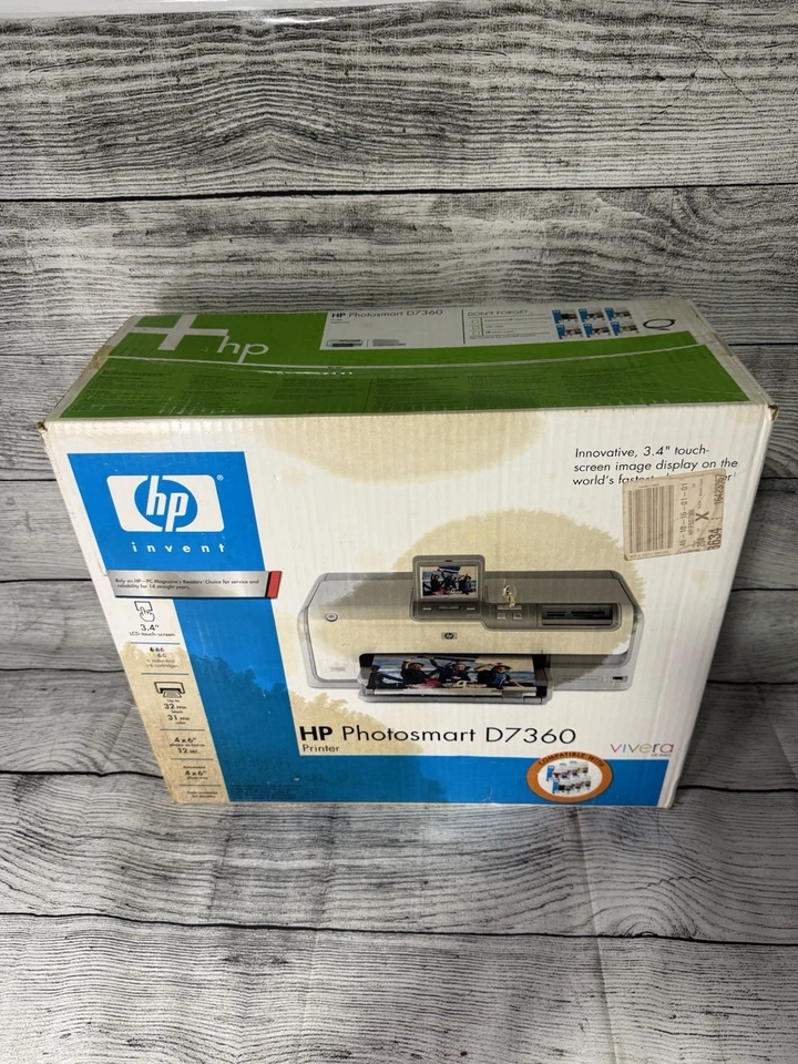NEW ~ HP Photosmart D7360 Inkjet Printer NEW - Image 2 of 4