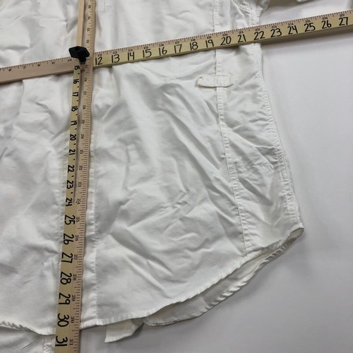 ExOfficio Medium Outdoor Camp Hiking Fishing Trek Trail Button LS Shirt White - Picture 7 of 8