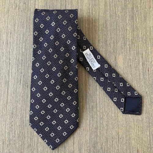 Giorgio Armani Krawatte blau & gold Seide & Wolle Mischung Krawatte 3,5 "x 54" - Italien - Bild 9 von 12