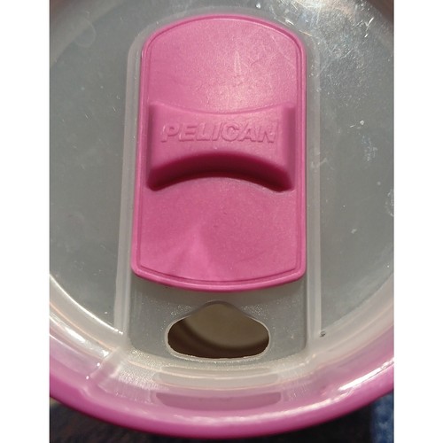 Pelican Hydration Traveler Cup 22 oz Vacuum Insulated Tumbler Dark Pink Fuschia - Picture 5 of 7