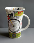 Dunoon Glencoe Mug Bike Anatomy - Bone China Made in England NWL