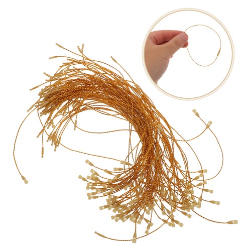 1000 Pcs Christmas Tree Ornament Hangers Precut String Hooks Snap Fasteners Rope - Bild 3 von 12