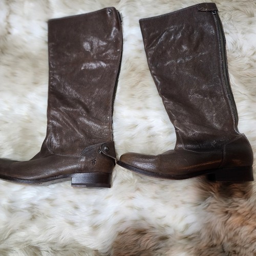 Frye Melissa STIEFEL MIT KNOPFLEISTE HINTEN REISSVERSCHLUSS 76430 braun Größe 9 B unverbindliche Preisempfehlung des Herstellers  - Bild 11 von 11