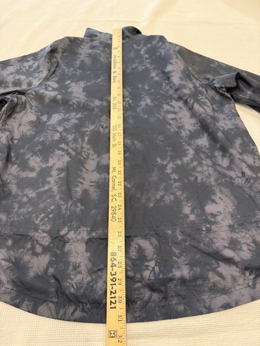 ADIDAS Grey Camo 1/4 Zip Pullover Wind RDY MENS XL Jacket - Picture 6 of 7