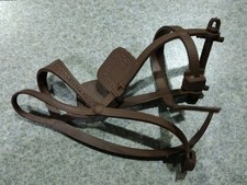 1960's-70's Marx Johnny West Wagon Buckboard Darker Brown Bridle w/Bit Nice Cond