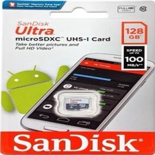 SanDisk Ultra 128GB Class 10 UHS-I SDXC Memory Card (SDSQUAR-128G-GN6MA)