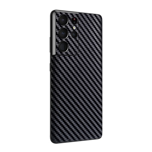 1/3PCS Carbon Fiber Sticker Film Back Protector For Samsung Galaxy S23 S22 Ultra - Picture 7 of 7