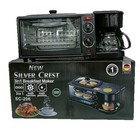 3-in-1 Multifunktions Toaster Ofen Frühstücksmaschine Kaffeemaschine Griddle