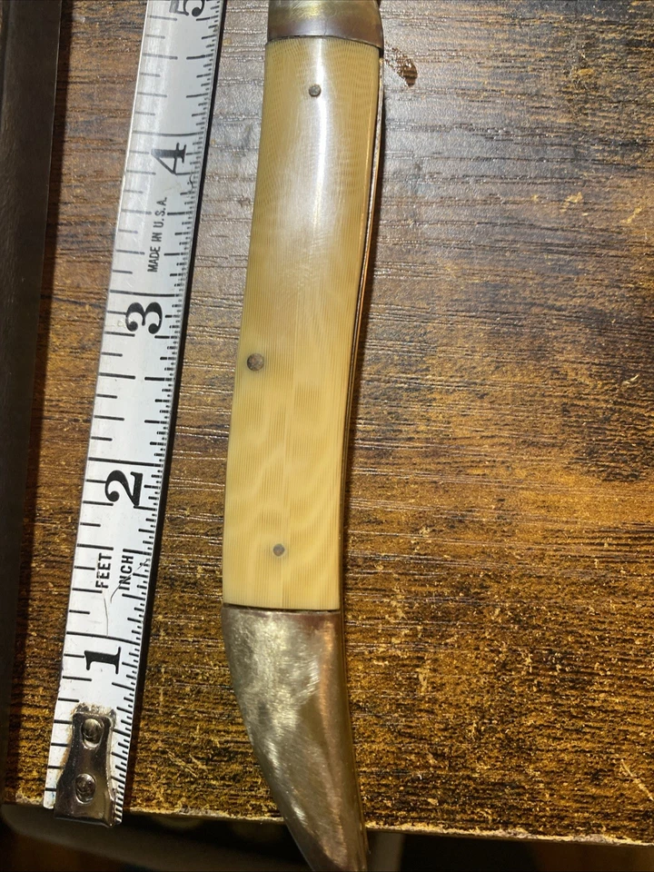 WINCHESTER TRADEMARK MADE IN USA BONE MEDIUM TOOTHPICK KNIFE 1992 1036- With Box - Image 3 of 4