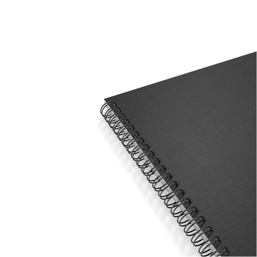 TRU RED Large Soft Cover Meeting Notebook Black 3/Pack TR54985VS - Picture 2 of 6