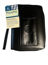 New PlanAhead Black Classic Phonepro Organizer 6rings 3.75 X 6.75 read descript!