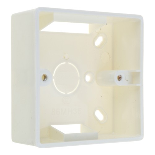 Wall Mounted Single Gang Junctions Box 86 Type Electrical Outlet Mounting Box - Picture 2 of 8