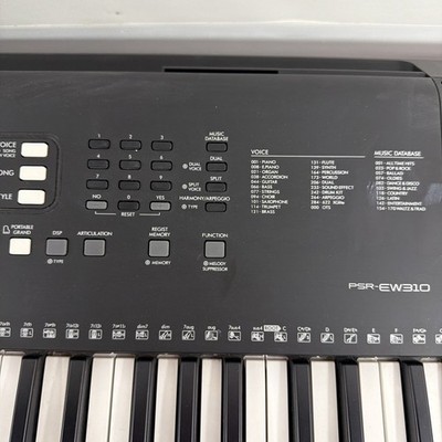 Yamaha PSR-EW310 76-Keys Electronic Keyboard - Black for sale