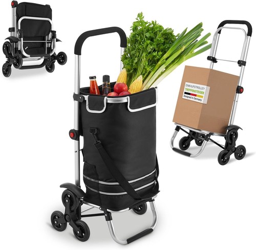 Einkaufstrolley 56 Liter Klappbar Einkaufswagen Shopping Trolley Handwagen DHL - Bild 26 von 33