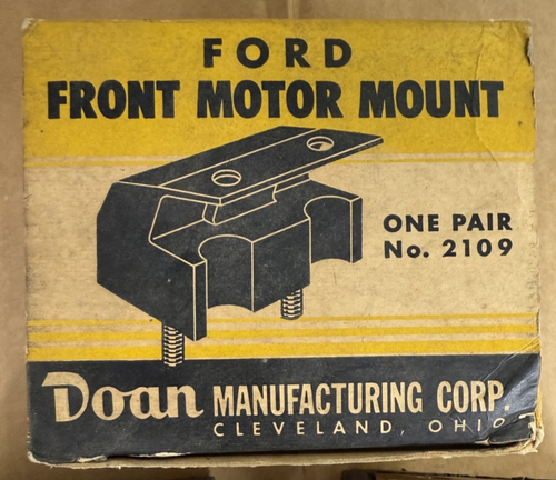 1954 1955 1956 1957 1958 Ford Edsel 223 6 Cyl NORS Motor Mounts B7A-6038-A (Pr) - Picture 2 of 7