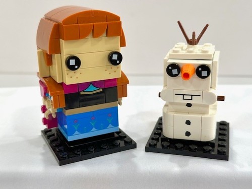 LEGO Disney Frozen BrickHeadz 41628 Anna & Olaf - Complete - No Box - Picture 11 of 13