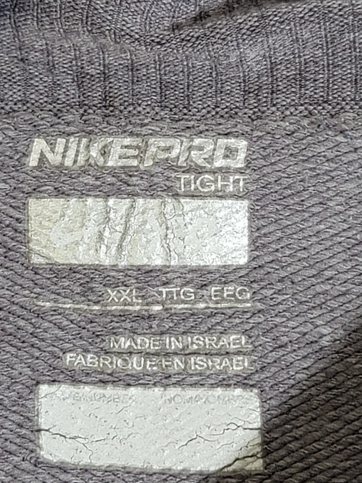 Nike Pro HyperCool MLB Long Sleeve Compression Top XXL Gray Blue On-Field - Image 3 of 4