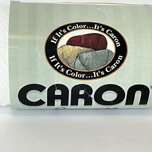 Hilo vintage Caron Sayelle blanco #0301, 3,5 oz 100 % acrílico - Imagen 4 de 6