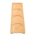  Tablett Bambus Weinbecher-Tablett Weinglashalter Für Arbeitsplatten