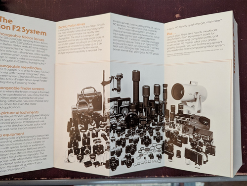 Near Mint The Nikon System Nikkormat FT2 Brochure RARE - Picture 2 of 6