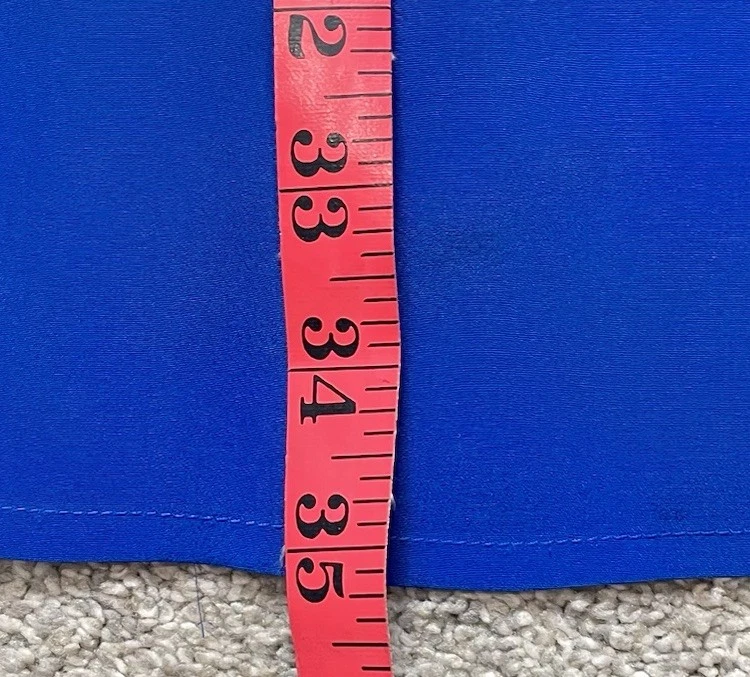 Vintage Liz Claiborne Tunic Womens 18 Blue 100% Silk Button Long Sleeve Elegant - Image 4 of 4