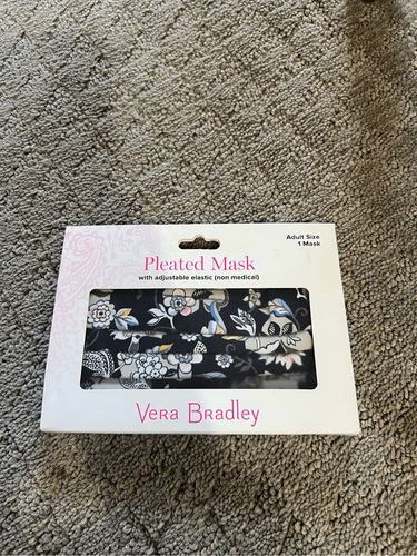 Máscara Plisada Floral Vera Bradley con Elástico Ajustable NUEVA - Imagen 1 de 5