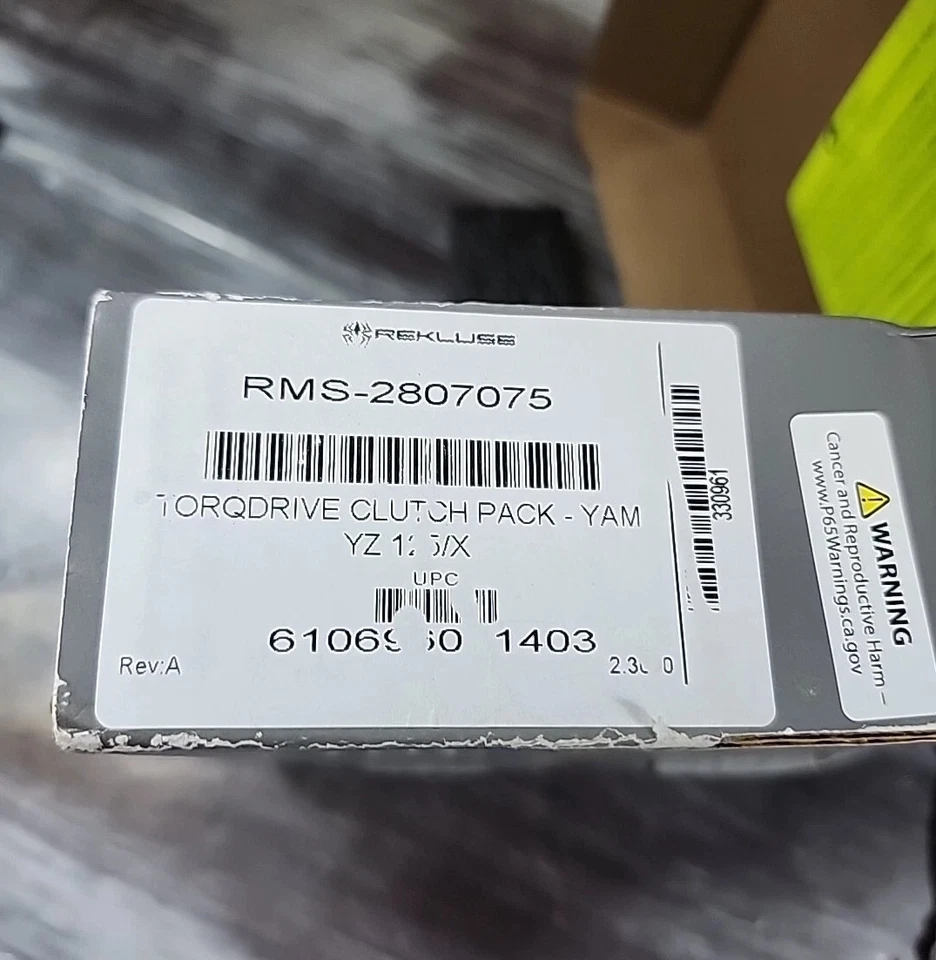 Rekluse TorqDrive Clutch Pack RMS-2807075 Yamaha YZ125 YZ125X - Image 2 of 4