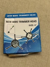 Steel Wire Trimmer Head Grass Cutting Tool 6”