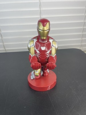 Marvel Iron Man Cable Guys Phone Controller Stand/Holder Red/Gold-Used READ DESC
