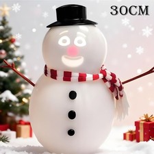 Talking Animated Snowman with Built in Projector Speaker Interactive Xmas Decor