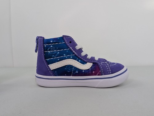 Vans SK8 Hi Zip Toddler Shoes Girls Size 6.5 Shoes Purple Sneakers Comfy Cush - Picture 8 of 13