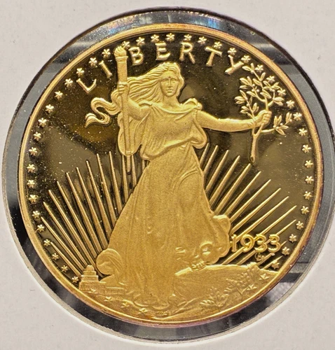 1933 Double Eagle Proof Saint-Gaudens Commemorative Coin Toning~ # EH1758 SP5255
