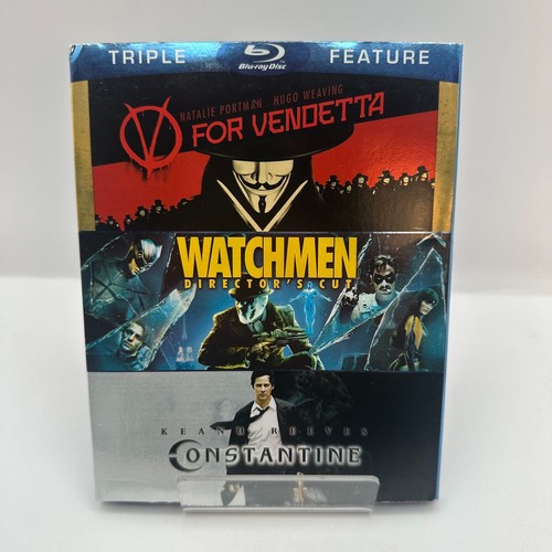 V for Vendetta / Watchmen / Constantine [Triple-Feature] [Blu-ray] - Picture 1 of 9