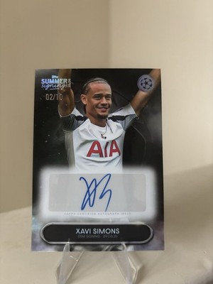 Topps UCC Summer Signings 2025/26 Xavi Simons Tottenham Auto 2/10