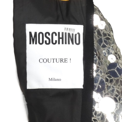 MOSCHINO COUTURE- 2016 Sequin Print Knit Dress, Size 8 - Picture 7 of 7