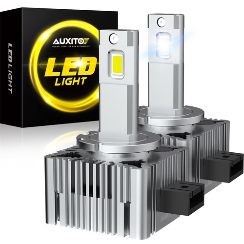 AUXITO D3S D3R LED Headlight Bulbs High/Low Beam 100W 6000K White HID Replace US - Bild 14 von 23